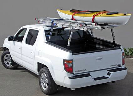 The Honda RidgeLine Rack 2 carries ladders, kayaks, lumber or other cargo