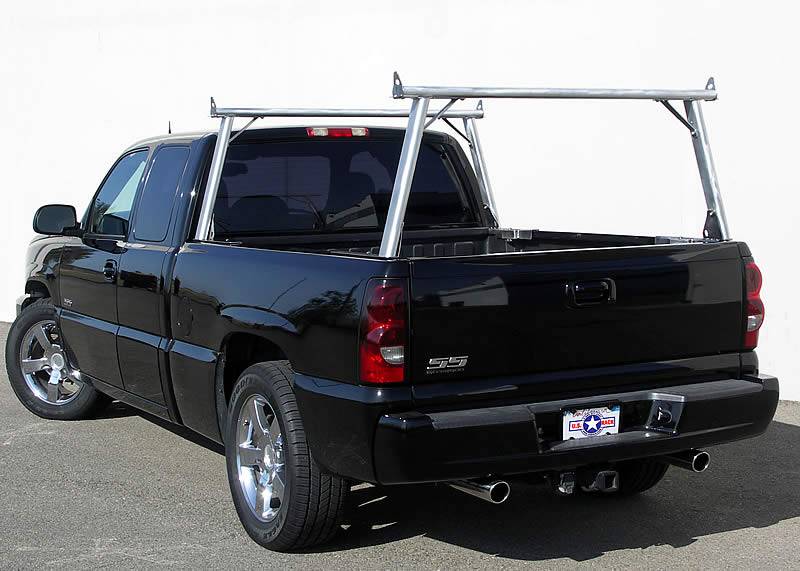 2005 2021 Toyota Tacoma Clipper Truck Rack Track System Brushed Cross Bar And Legs With Bead