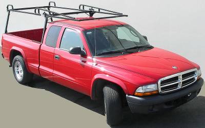 Rail Rack 2 for Cabs Under 24 Inches, Long Bed, Fleetside, Black - Part # 83210231
