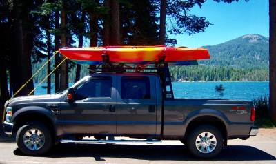 1999-2024 Ford Super Duty F250/350/450/550 Fifth Wheel 6 Rack, Without Crossbar, Without Deck, Black, 6 Ft Over Cab - Part # 82551311