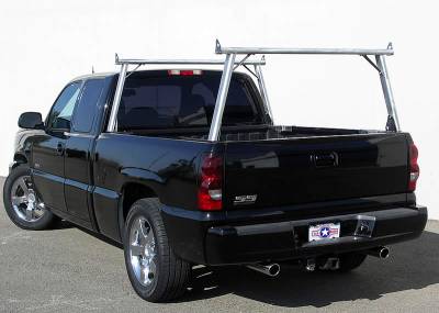 1999-2022 Toyota Tundra Clipper Truck Rack, Track System, Brushed Cross Bar and Legs With Bead Blasted Base - Part # 82290410