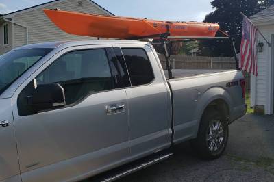 Stake Pocket Truck Rack for Cabs Over 24 Inches, Standard Legs, Bed over 8 feet - Part # 84210831
