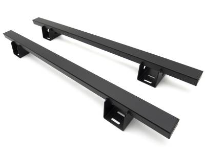 2019-2023 Ford Ranger ACCESS Overland Rack Crossbars, Black, Mild Steel, Bolt-On, 2 Pc Set with Hardware - PN #Z835011