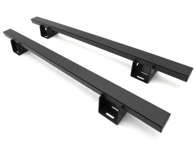 2016-2023 Toyota Tacoma ACCESS Overland Rack Crossbars, Black, Mild Steel, Bolt-On, 2 Pc Set with Hardware - PN #Z839011