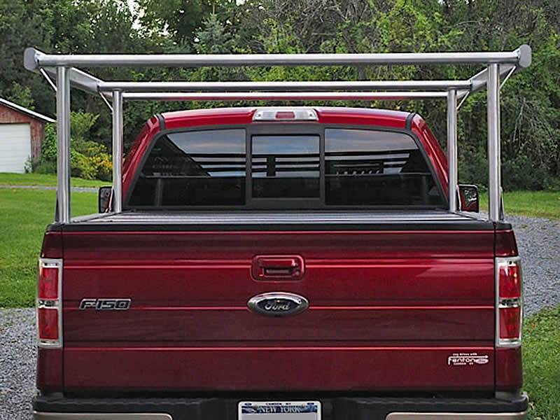 Galleon Truck Rack for Cabs Under 24 Inches, Standard Legs, Brushed Frame With Bead Blasted Base - Part # 82610510