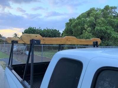 Hawaiian Sawhorse Truck Rack, Fleetside, All Cab Heights, All Bed Lengths, Black - PN #82710011 - Image 8