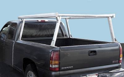 Schooner Truck Rack for Cabs Under 24 Inches, Fleetside, Standard Legs, Brushed Frame With Bead Blasted Base - Part # 83910220 - Image 5