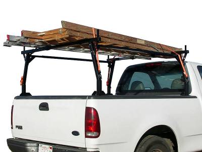Stake Pocket Truck Rack for Cabs Under 24 Inches, Standard Legs - PN #84210211 - Image 1