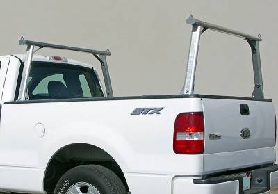 2008-2020 Nissan Titan Clipper Truck Rack, Track System, Brushed Cross Bar and Legs With Bead Blasted Base - Part # 82270251 - Image 5