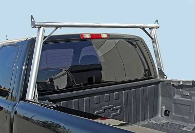 2008-2020 Nissan Titan Clipper Truck Rack, Track System, Brushed Cross Bar and Legs With Bead Blasted Base - Part # 82270251 - Image 8