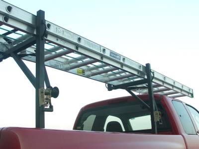 Sidewinder Truck Rack, Track System, Black - PN #84110110 - Image 5