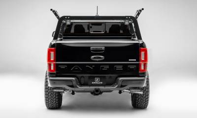2019-2021 Ford Ranger Overland Access Rack With Two Lifting Side Gates and (4) 3 Inch ZROADZ LED Pod Lights - Part # Z835101 - Image 5