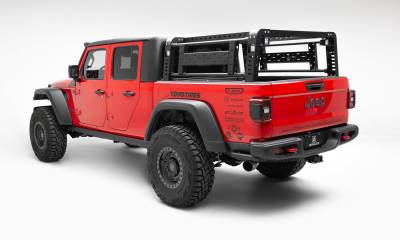 2019-2021 Jeep Gladiator Overland Access Rack With Two Lifting Side Gates, Without Factory Trail Rail Cargo System - Part # Z834101 - Image 3