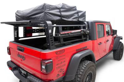 2019-2021 Jeep Gladiator Access Overland Rack With Three Lifting Side Gates, Without Factory Trail Rail Cargo System - PN #Z834201 - Image 13
