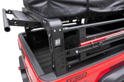 2019-2021 Jeep Gladiator Access Overland Rack With Three Lifting Side Gates, Without Factory Trail Rail Cargo System - PN #Z834201 - Image 15