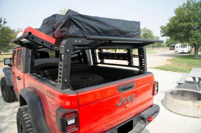2019-2021 Jeep Gladiator Access Overland Rack With Three Lifting Side Gates, Without Factory Trail Rail Cargo System - Part # Z834201 - Image 20
