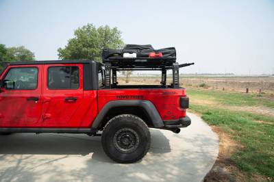 2019-2021 Jeep Gladiator Access Overland Rack With Three Lifting Side Gates, Without Factory Trail Rail Cargo System - Part # Z834201 - Image 22