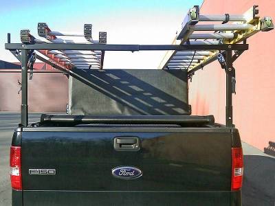 Stake Pocket Truck Rack for Cabs Over 24 Inches, Wide Legs, Bed over 8 feet - Part # 84211031 - Image 2