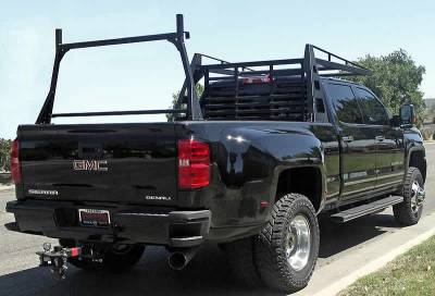 U.S. Rack - Atlas Rack for Beds OVER 8ft, with 5ft Cab Extension, Mild Steel and S/S Cross Bars,  Black, Part # 2012-4SCL-60 - Image 5