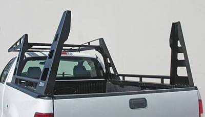 U.S. Rack - Wildcatter Rack for Beds OVER 8ft, with 4ft Cab Extension, Stainless Steel,  Black, Part # 2013-4SL-48 - Image 3